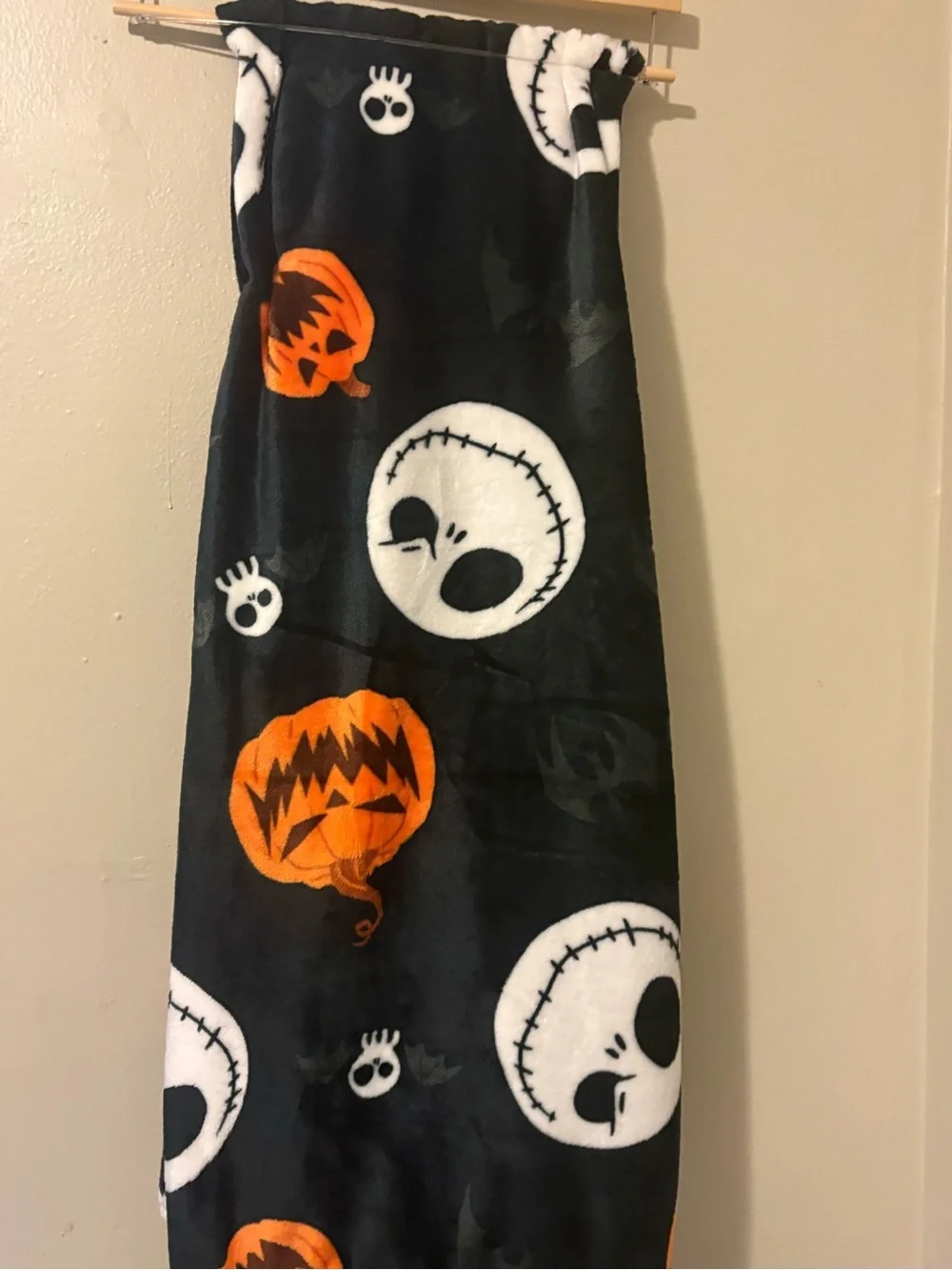 Disney Nightmare before Christmas Halloween oversized throw blanket